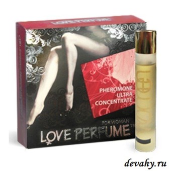 Сладкий концентрат Феромонов LOVE PERFUME для женщин, 10 мл